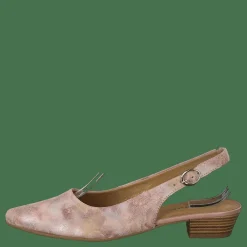 Tamaris 1-1-29400-22 532 Rose Metallic Brun, Rosa och Beige Outlet