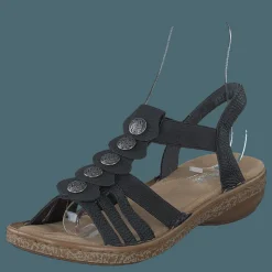 Rieker 62866-00 Black Svart Clearance