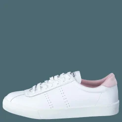 Superga 2843 Club S Comfort Leather White-pink Lt A4x Vit Best