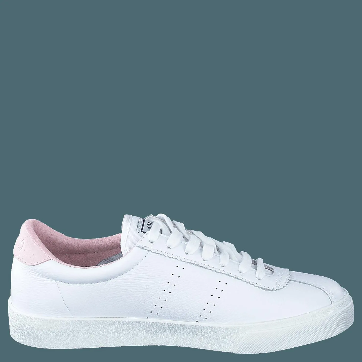 Superga 2843 Club S Comfort Leather White-pink Lt A4x Vit Best