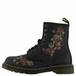 Dr Martens 1460 Decayed Roses Classic Tumbled Svart Hot