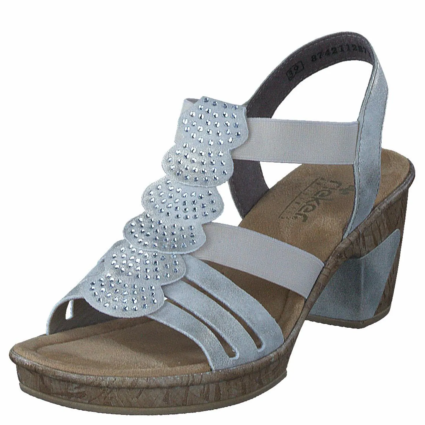 Rieker 69702-60 Muschel Brun och Beige