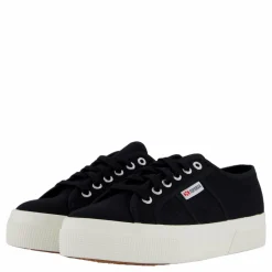 Superga 2740 Platform Adk Black/f Avor Adk Black/f Avorio Svart Clearance