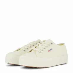 Superga 2740 Platform Akj Beigelt Eggshell Vit Sale