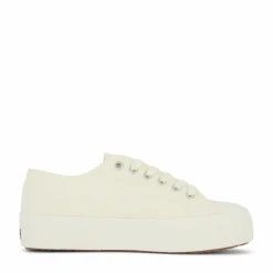 Superga 2740 Platform Akj Beigelt Eggshell Vit Sale