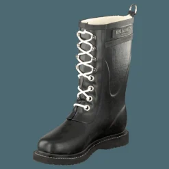 Ilse Jacobsen 3/4 Rubber Boots Black Svart Clearance