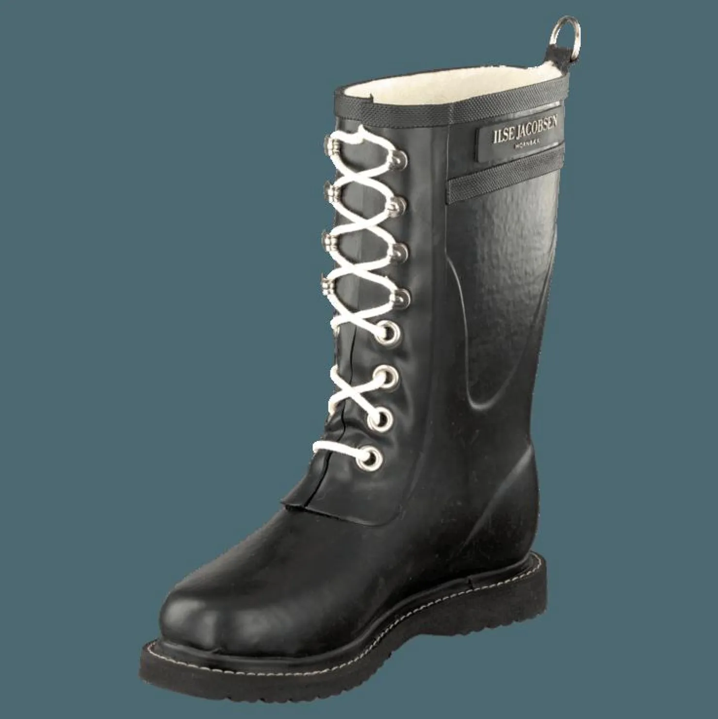 Ilse Jacobsen 3/4 Rubber Boots Black Svart Clearance