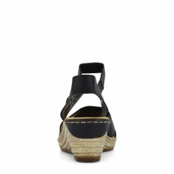 Rieker 62443-00 Schwarz Beige och Svart Best