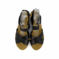 Rieker 62443-00 Schwarz Beige och Svart Best