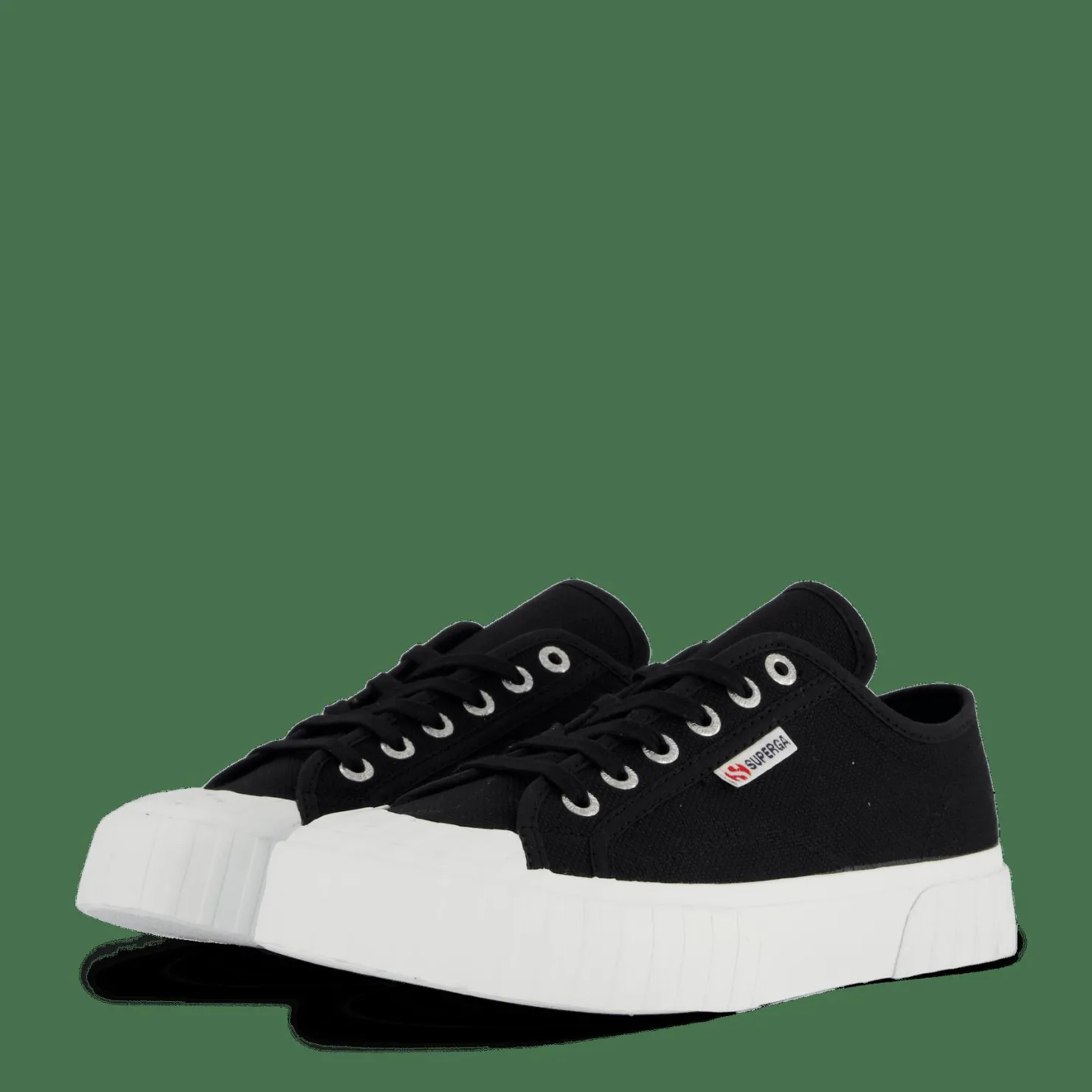 Superga 2630 Stripe Black -white Svart Best