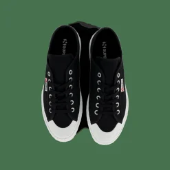 Superga 2630 Stripe Black -white Svart Best