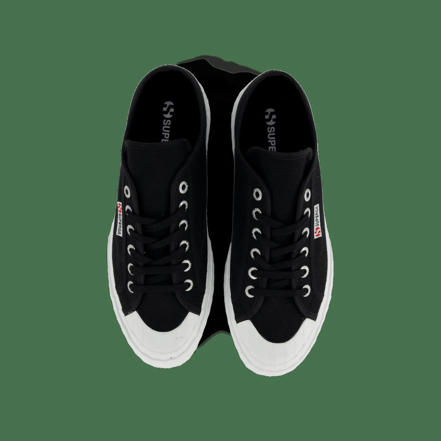 Superga 2630 Stripe Black -white Svart Best