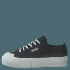 Superga 2631 Stripe Platform Blk-wht Avorio Svart Discount