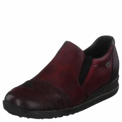 Rieker 44251-35 Vinorosso Röd