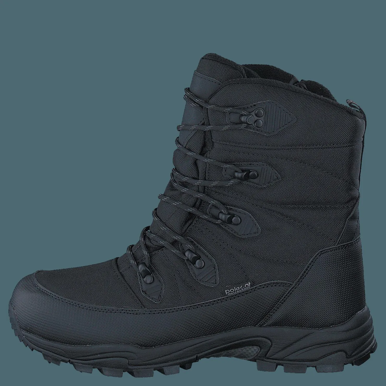Polecat 430-0199 Waterproof Warm Lined Black ICE-Tech Studs Svart New