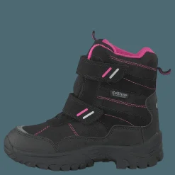 Gulliver 430-9113 Waterproof Warm Lined Black/fuchsia Svart New