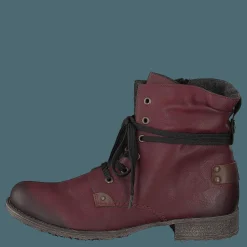 Rieker 70820-36 Wine Lila och Röd Outlet