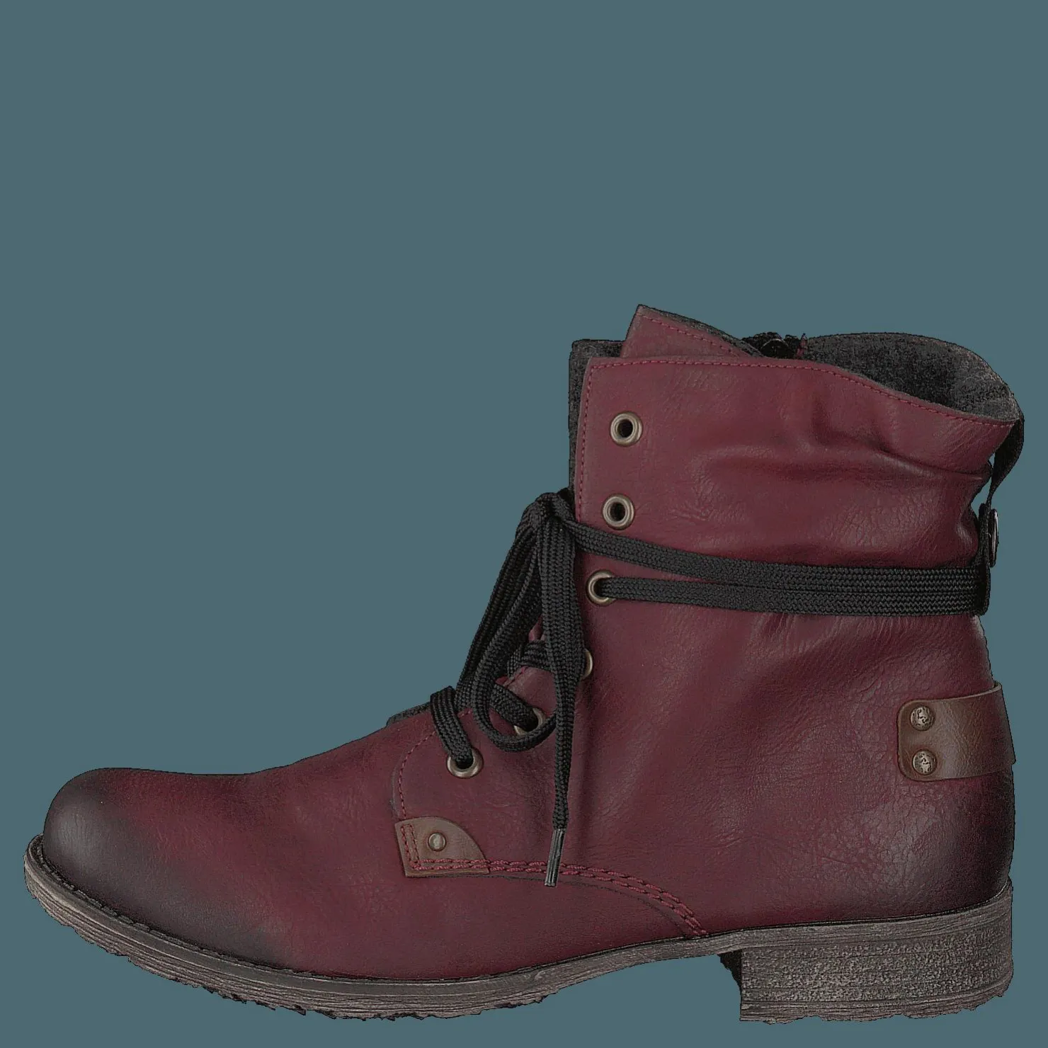 Rieker 70820-36 Wine Lila och Röd Outlet