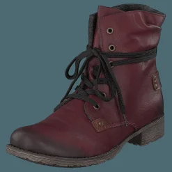 Rieker 70820-36 Wine Lila och Röd Outlet