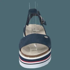 Esprit Abia Plat Sanda Navy Beige och Blå Hot