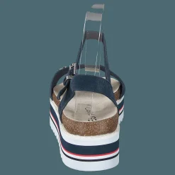 Esprit Abia Plat Sanda Navy Beige och Blå Hot