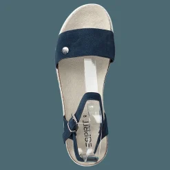 Esprit Abia Plat Sanda Navy Beige och Blå Hot
