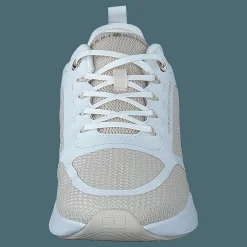 Tommy Hilfiger Active Mesh Trainer White Vit och Beige Outlet