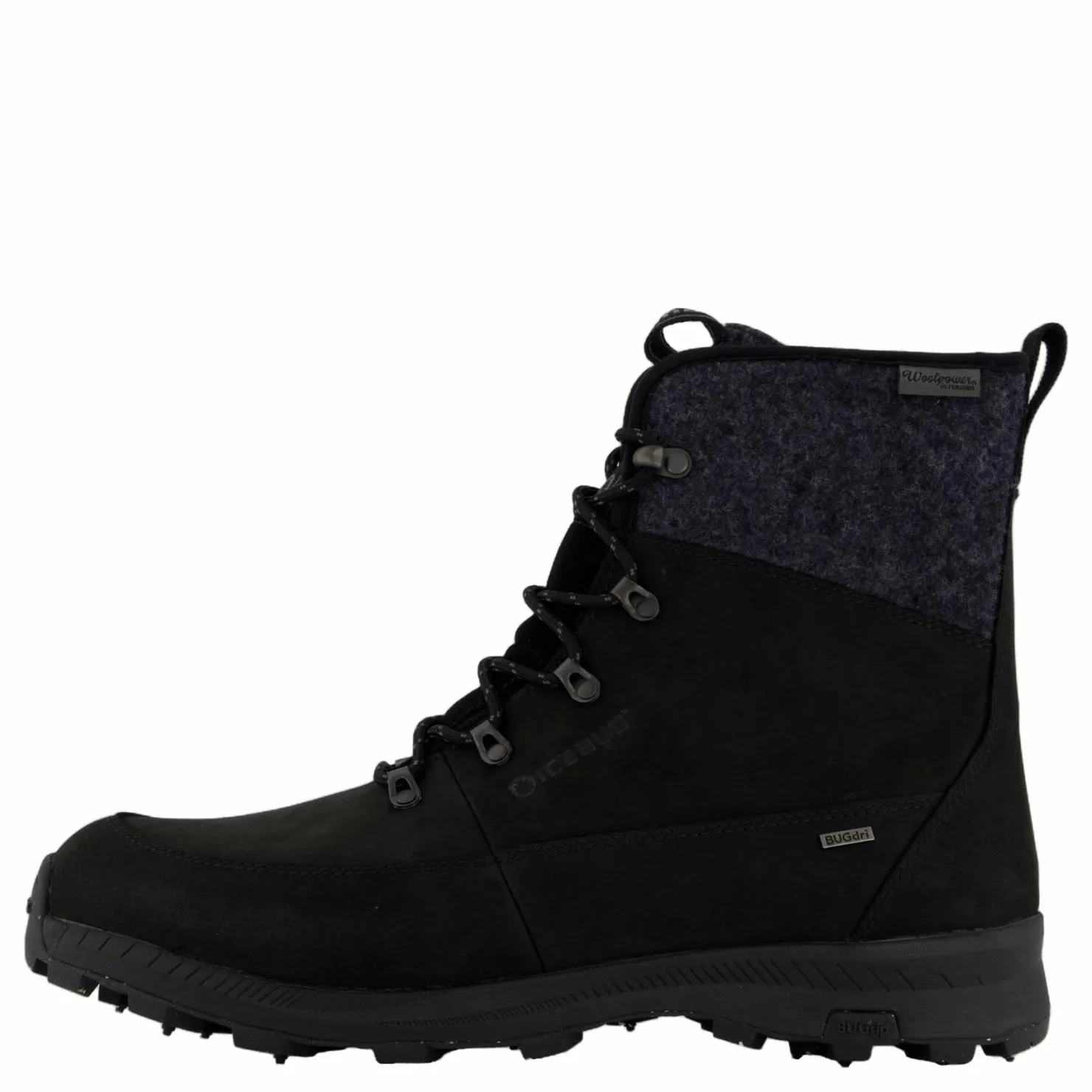 Icebug Adak Rewool M Bugrip Black/grey Svart New