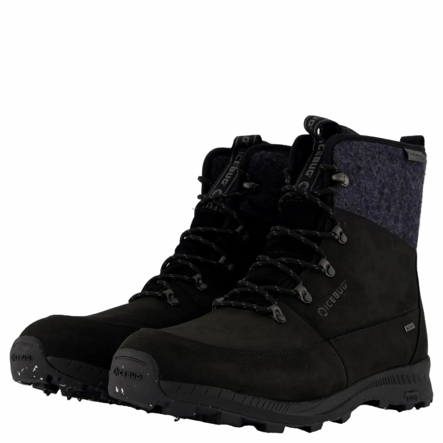 Icebug Adak Rewool M Bugrip Black/grey Svart New