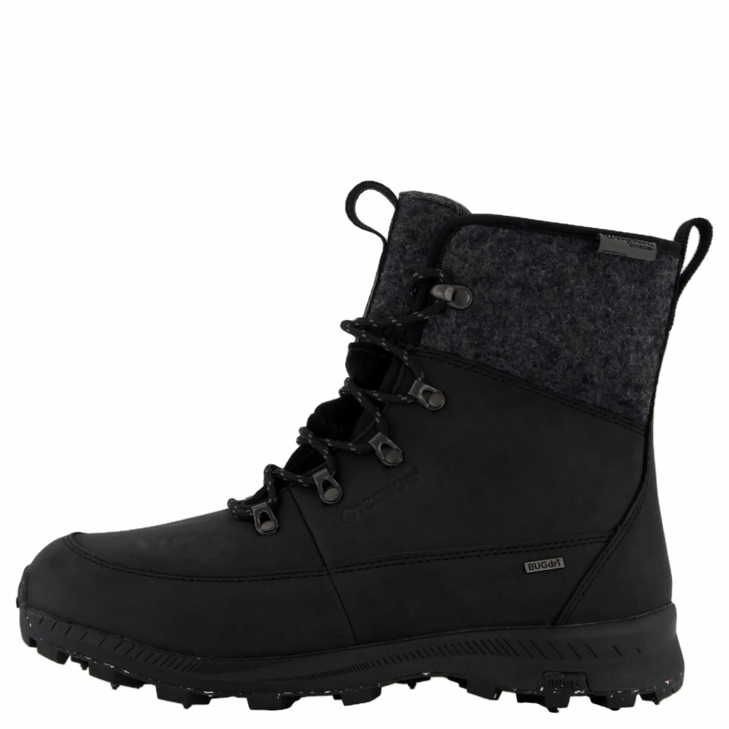 Icebug Adak Rewool W Bugrip Black/grey Svart