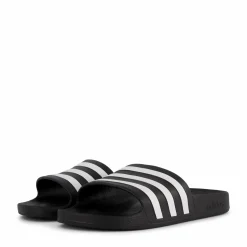 adidas Adilette Aqua Slides Core Black / Cloud White / Core Black Svart Sale