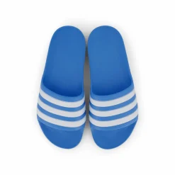 adidas Adilette Aqua Slides Kids Blue Burst / Cloud White / Blue Burst Blå