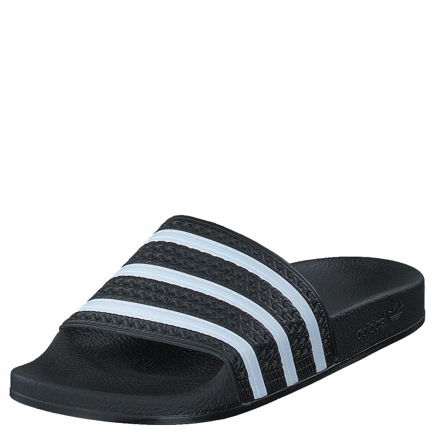 adidas Originals Adilette Black 1/White/Black 1 Svart New