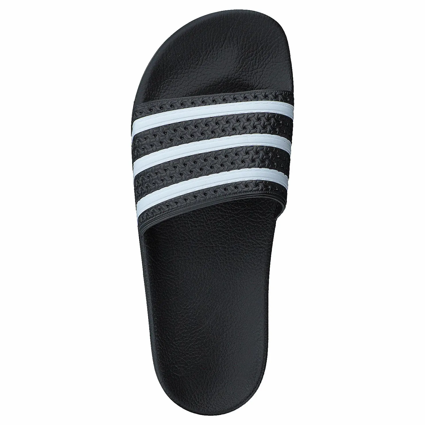 adidas Originals Adilette Black 1/White/Black 1 Svart New