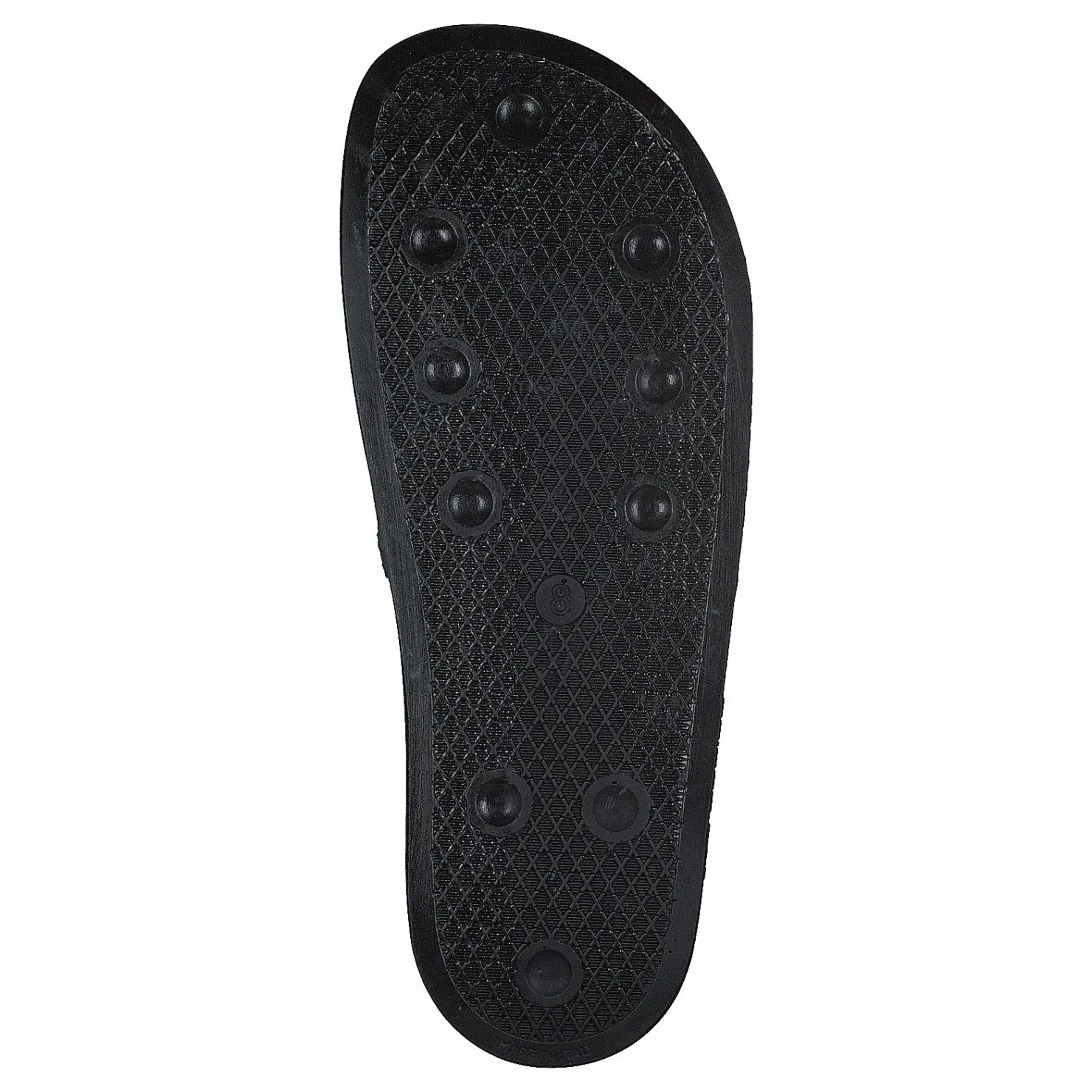adidas Originals Adilette Black 1/White/Black 1 Svart New
