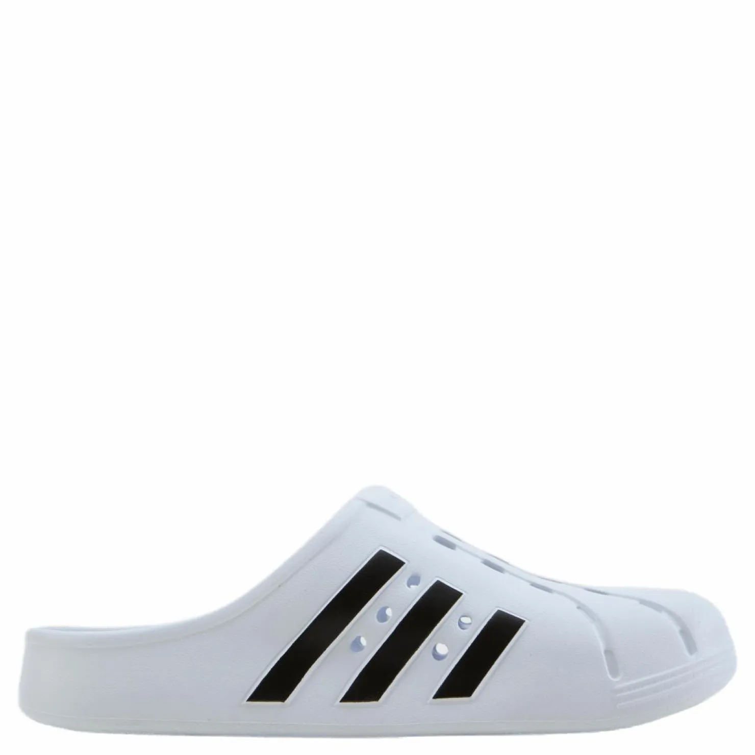 adidas Adilette Clogs Cloud White / Core Black / Cloud White Vit Best