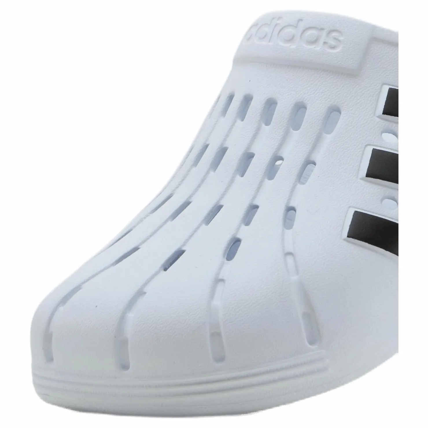adidas Adilette Clogs Cloud White / Core Black / Cloud White Vit Best