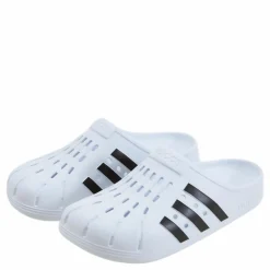 adidas Adilette Clogs Cloud White / Core Black / Cloud White Vit Best