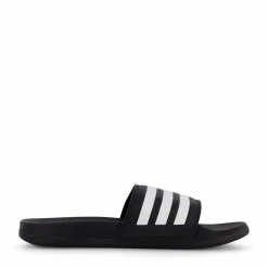 adidas Adilette Comfort Slides Core Black / Cloud White / Core Black Grå Outlet