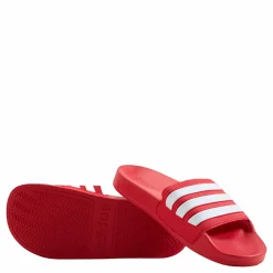 adidas Adilette Shower Slides Vivid Red / Cloud White / Vivid Red Röd Best