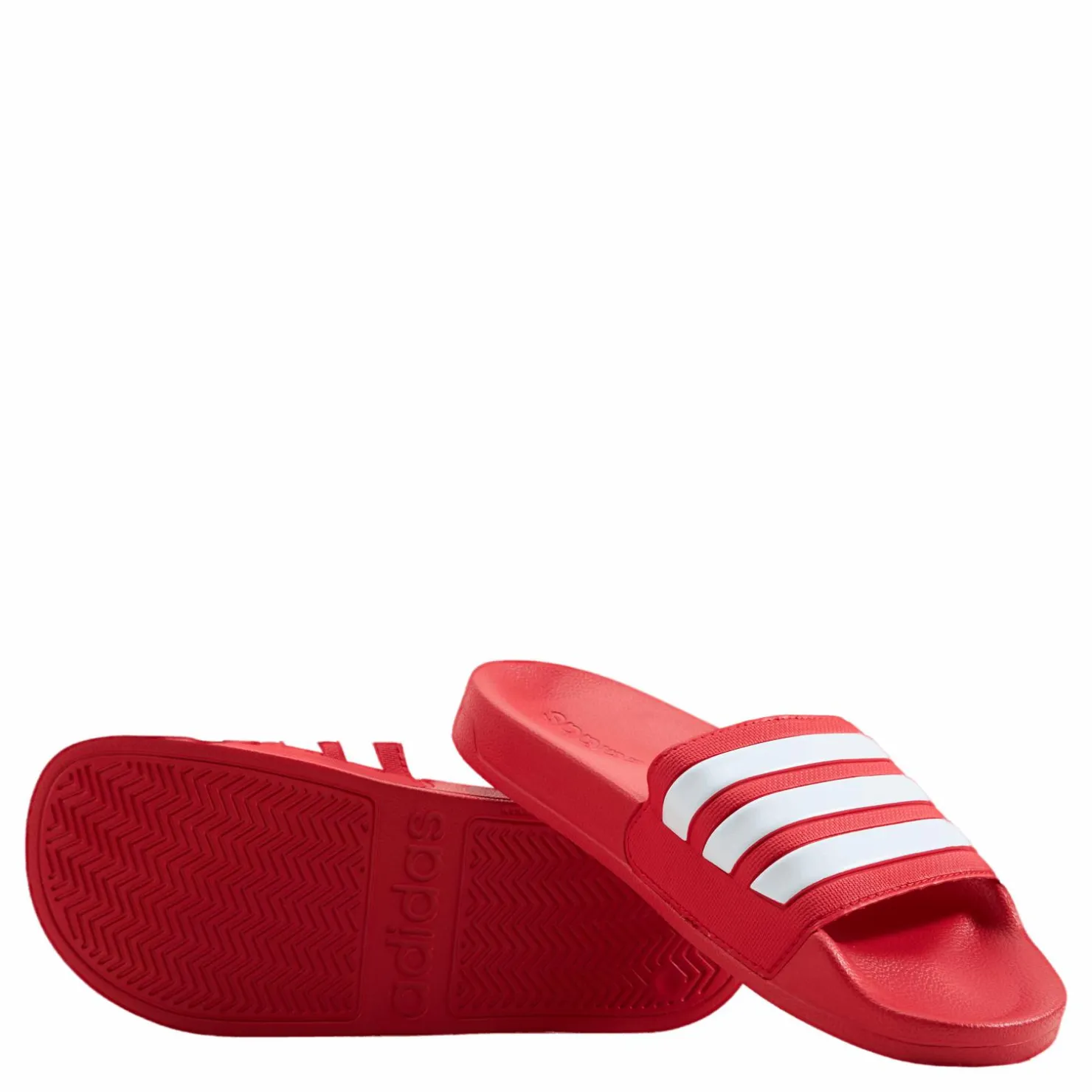 adidas Adilette Shower Slides Vivid Red / Cloud White / Vivid Red Röd Best