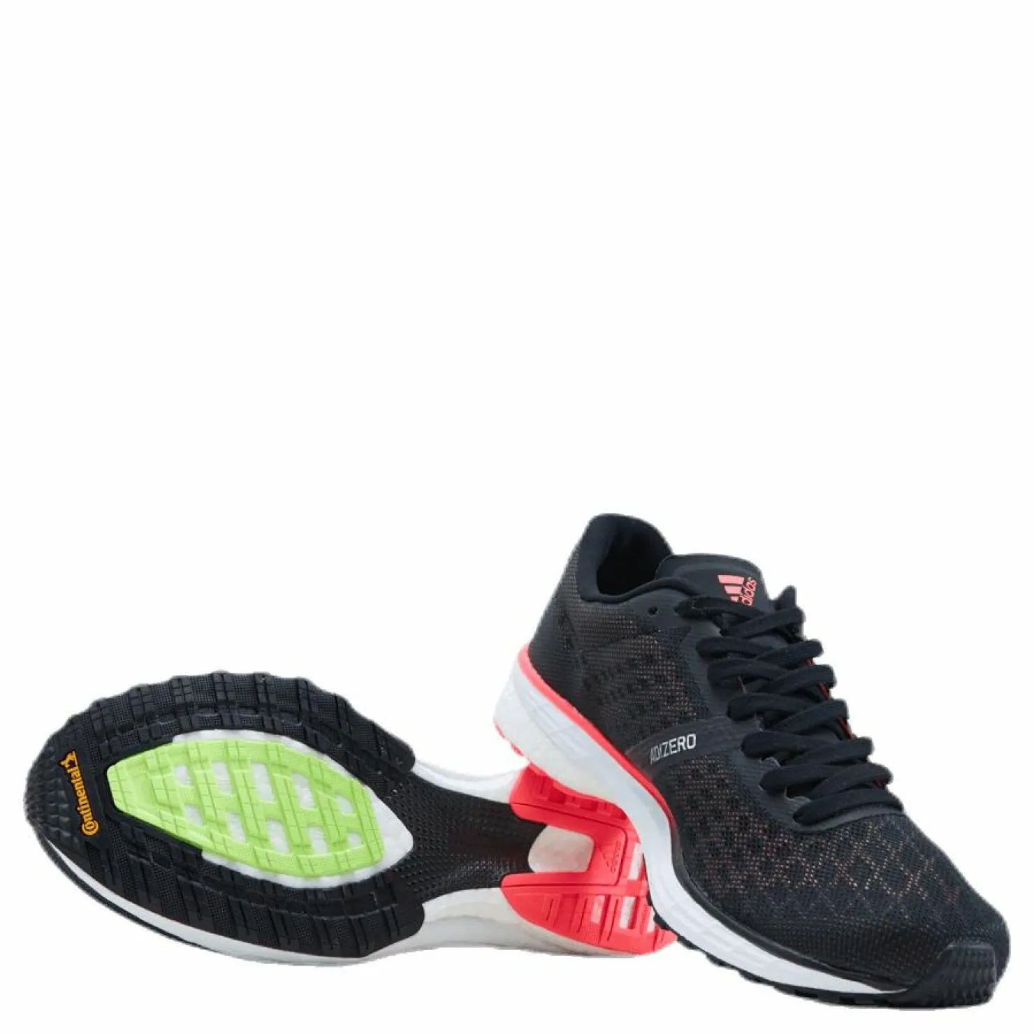 adidas Adizero Adios 5 Shoes Core Black / Core Black / Signal Pink / Coral Rosa och Svart Hot