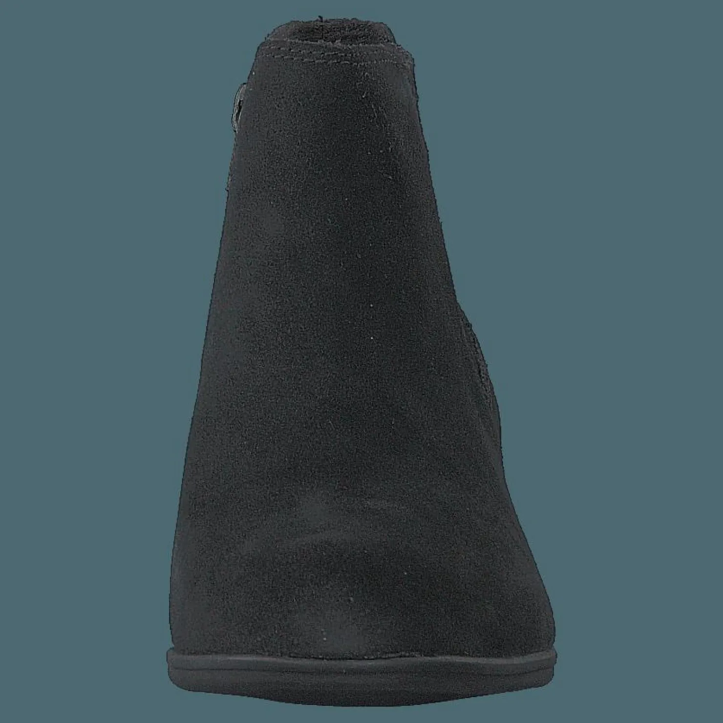 Clarks Adreena Flora Black Suede Svart Outlet
