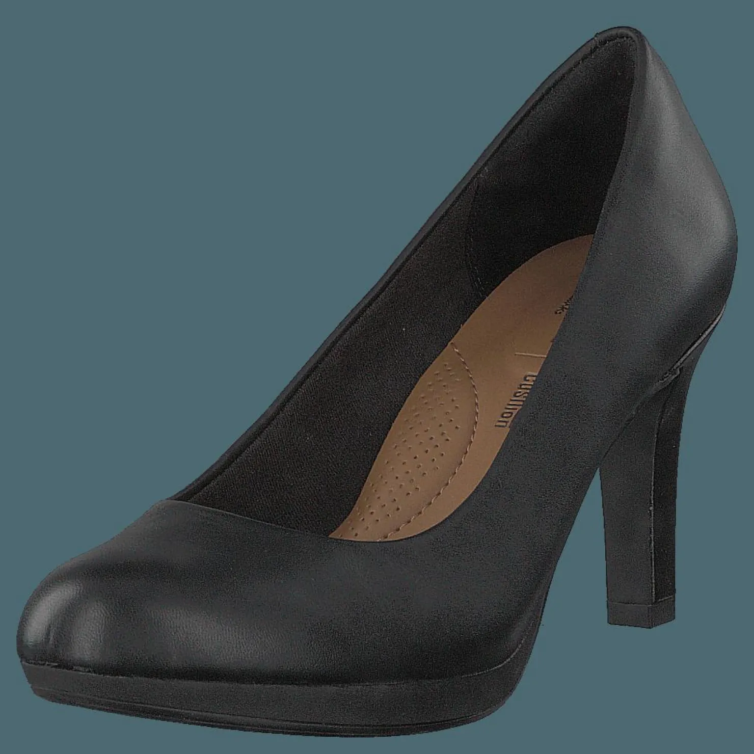 Clarks Adriel Viola Black Leather Svart Sale
