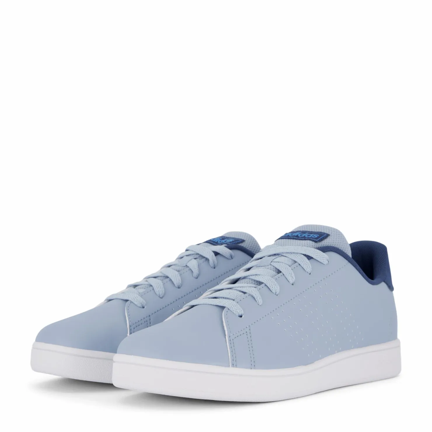 adidas Advantage Lifestyle Court Lace Shoes Wonblu / Blubrs / Prloin Blå Discount