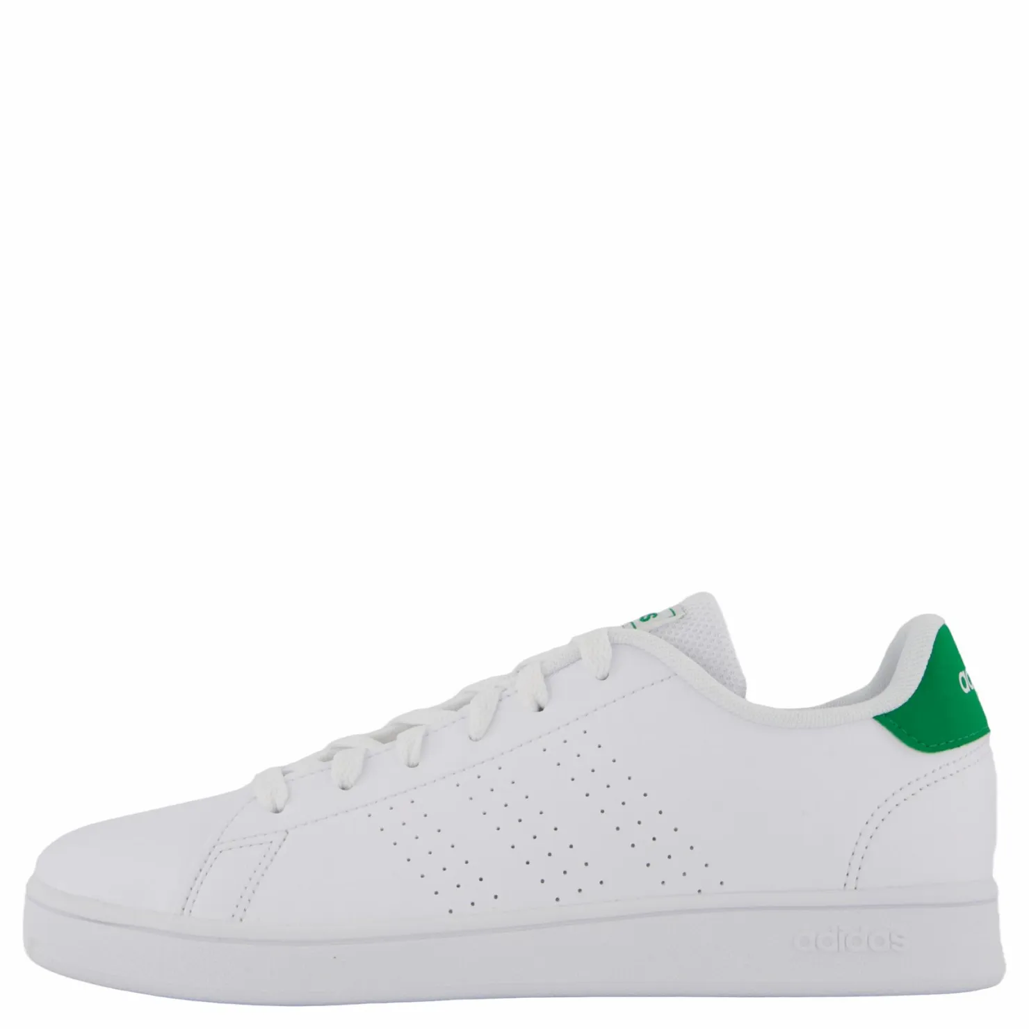 adidas Advantage Lifestyle Court Lace Shoes Cloud White / Green / Core Black Vit Hot