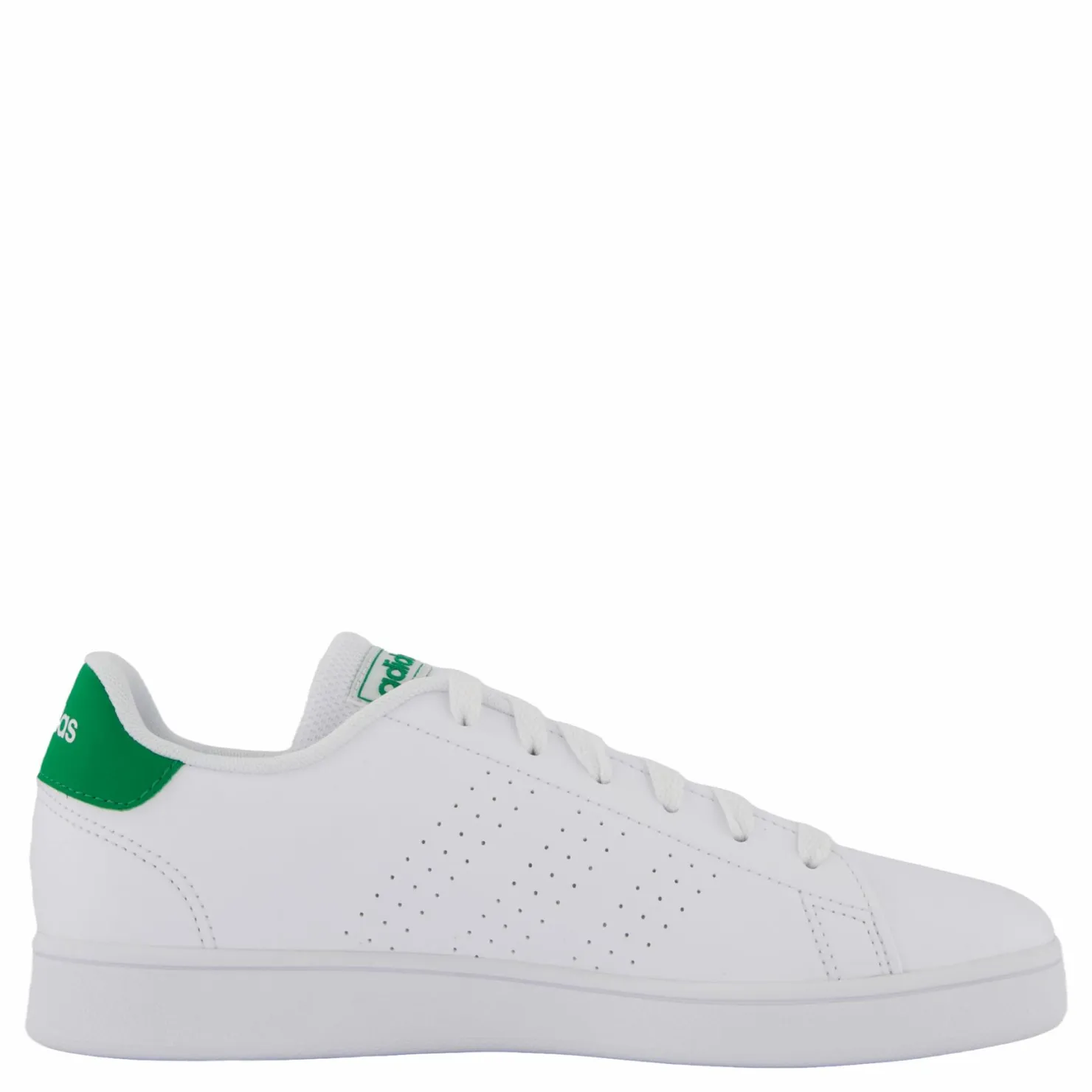 adidas Advantage Lifestyle Court Lace Shoes Cloud White / Green / Core Black Vit Hot