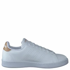 adidas Advantage Shoes Cloud White / Cloud White / Copper Metallic Vit New