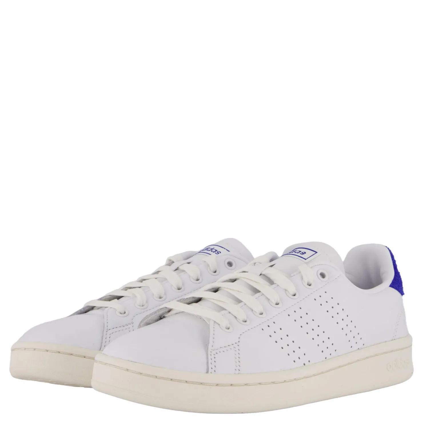 adidas Advantage Shoes Cloud White / Cloud White / Royal Blue Vit Online