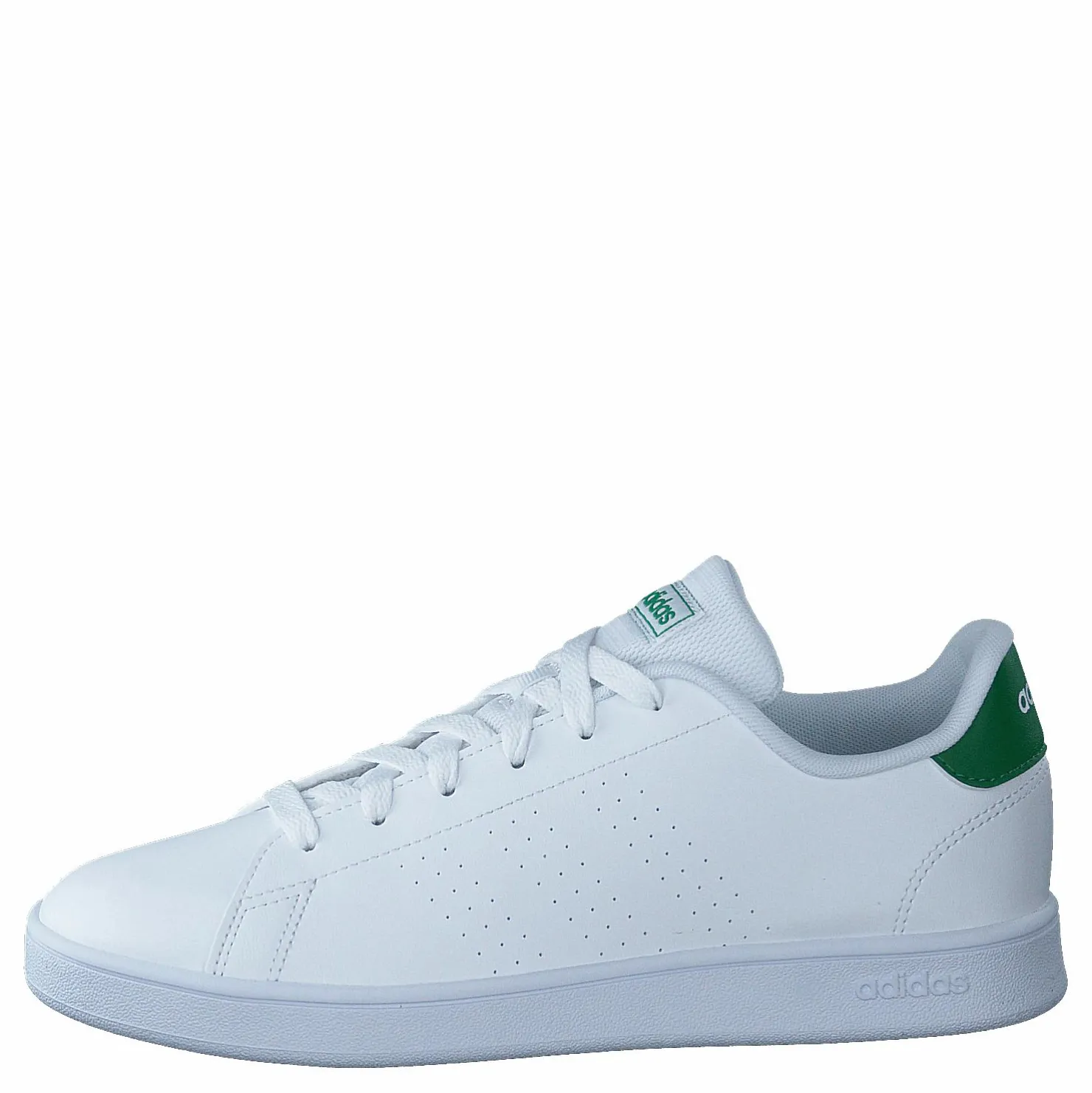 adidas Advantage Shoes Cloud White / Green / Grey Two Vit Online